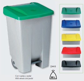 Contenedor selectivo 80 L. T/amarilla
