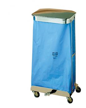 Carro Portabolsas 80l Con pedal Mod.800-P inox