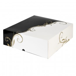 CAJA PASTELERIA 32X32X10 BLANCA CARTON
