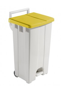 CONTENEDOR DERBY 90L TAPA AMARILLA