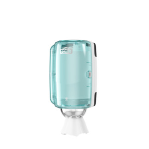 DISP.TORK SECAMANOS MINI BLANCO/TURQUESA