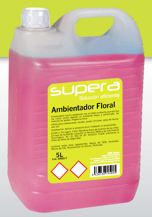 SUPERA AMBIENTADOR FLORAL 4X5L