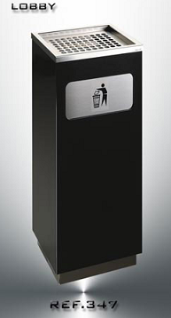 Cenicero Papelera Lobby Antracita