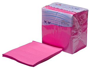 SERVILLETAS 40X40 2C P.P FUCSIA GC