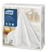 TORK LINSTYLE DINNER SERVILLETAS 39X39 1C BLANCA