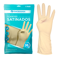 Guantes Satinado T.M 4G