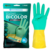 Guantes Bicolor T.P 4G