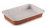 RECIPIENTE ALUMINIO LACADO RECTANGULAR 1190 ML.