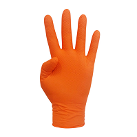 GUANTES NITRILO NARANJA EXTREM GRIP T.M 4G