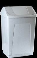 PAPELERA TAPA BASCULANTE 55 LT GRANITO