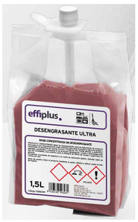 EFFIPLUS Desengrasante Ultra 4X1,5 L.