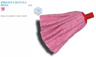 Fregona bayeta rosa