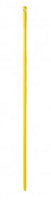 PALO 145CM C/ROSCA Y AGUJERO AMARILLO