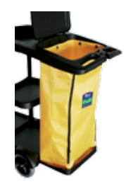 BOLSA VINILO AMARILLA CON CREMALLERA
