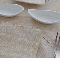 SERVILLETA AIRLAID 40X40 SAHARA CREMA