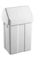 CONTENEDOR MAX 12L C/TAPA BASCULANTE BLANCA