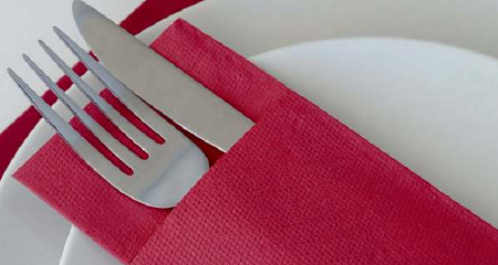 SERVILLETAS GAMA KANGAROO MICROPUNTO 40X32 BURDEOS