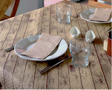 MANTEL 100X100 40 GRS. GO GREEN ECO+TABLAS