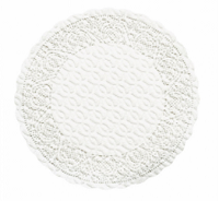 Posavasos blanco Dentelle 9 cm