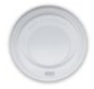 Tapa blanca para Vaso 8 oz