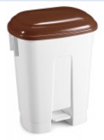 CONTENEDOR DERBY 60 LT CON TAPA MARRON
