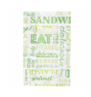 Bolsa Hamburguesas Parole 12+7x18 cm Verde