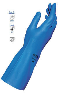 GUANTES ULTRANITRIL 472 AZUL T.7