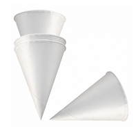 Conos Agua 120ml Papel Blanco
