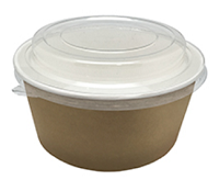 Ensaladera de Crtón Kraft 750cc + tapa