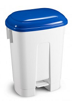 CONTENEDOR DERBY 60 LT CON TAPA AZUL