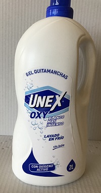 GEL QUITAMANCHAS OXIGENO ACTIVO UNEX 2 LTS
