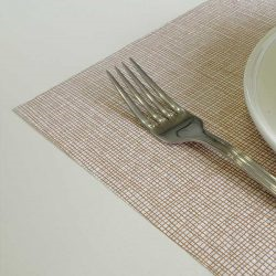 MANTEL 30X40 40 GRS. BLANCO+HILO MARRON