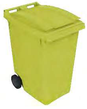 CONTENEDOR I.A. 360 LTS. AMARILLO C/TAPA AMARILLA