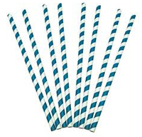 Canutillo papel raya azul