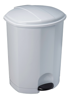 PAPELERA PLASTICO QUITO C/PEDAL 12 L.