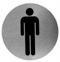 SEÑALETICA BAÑO HOMBRES