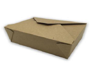 CAJA TAKE-AWAY KRAFT 197X140X45 MM (4X50 UDS)(P:4)