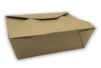 CAJA TAKE AWAY KRAFT 152X120X63MM