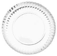 PLATO CARTON 12CM PLATA