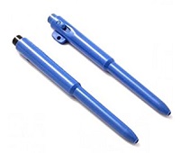 Bolígrafo Detectable Retráctil sin clip Azul