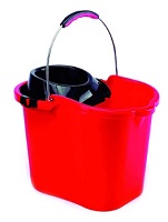 Cubo c/escurridor 16L Asa Metálica