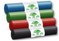 B.BASURA 100% SOST. 85X90 EQG220 ROJA (25X20)