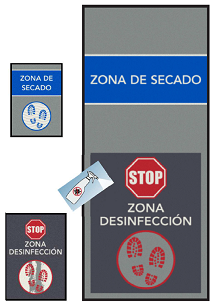 ALFOMBRA 187X217 LOGOMAT PRINT 