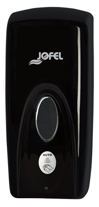 DOSIFICADOR JABON/GEL OPTICO AZUR ABS NEGRO 1 L.