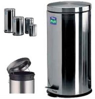 PAPELERA BIN CON PEDAL 30 LTS. INOX