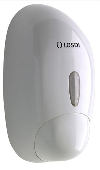 DOSIFICADOR GEL HIDROALCOHOLICO RELLENABLE PARIS 0,9 L. BLANCO