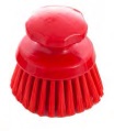 CEPILLO MANO REDONDO FIBRA SEMIDURA ROJO