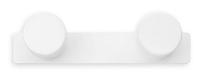 Colgador Doble Blanco