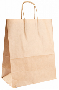 BOLSA KRAFT 26+14X32 C/ASA TIPO CORDEL 109.20