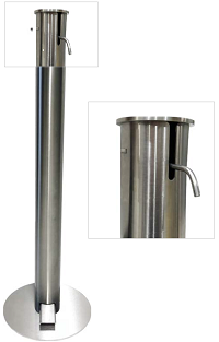 DISPENSADOR DE PIE HIG012 RELLENABLE C/PEDAL